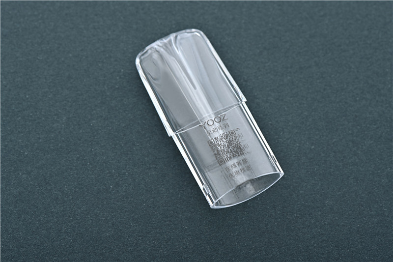 Markierung mit grüner 532-nm-Laserquelle auf Glasflaschen